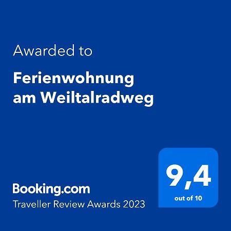 Ferienwohnung Am Weiltalradweg Weinbach Eksteriør bilde
